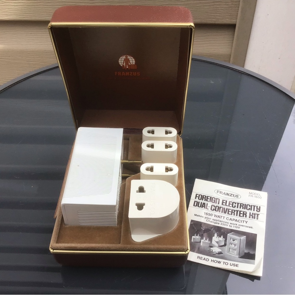 Franzus Foreign Electricity Dual Converter Kit 1987